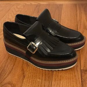 Zara Fringe Platform Shoes